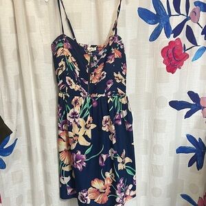 Roxy Floral Print Women's Sz M Dress summer floral